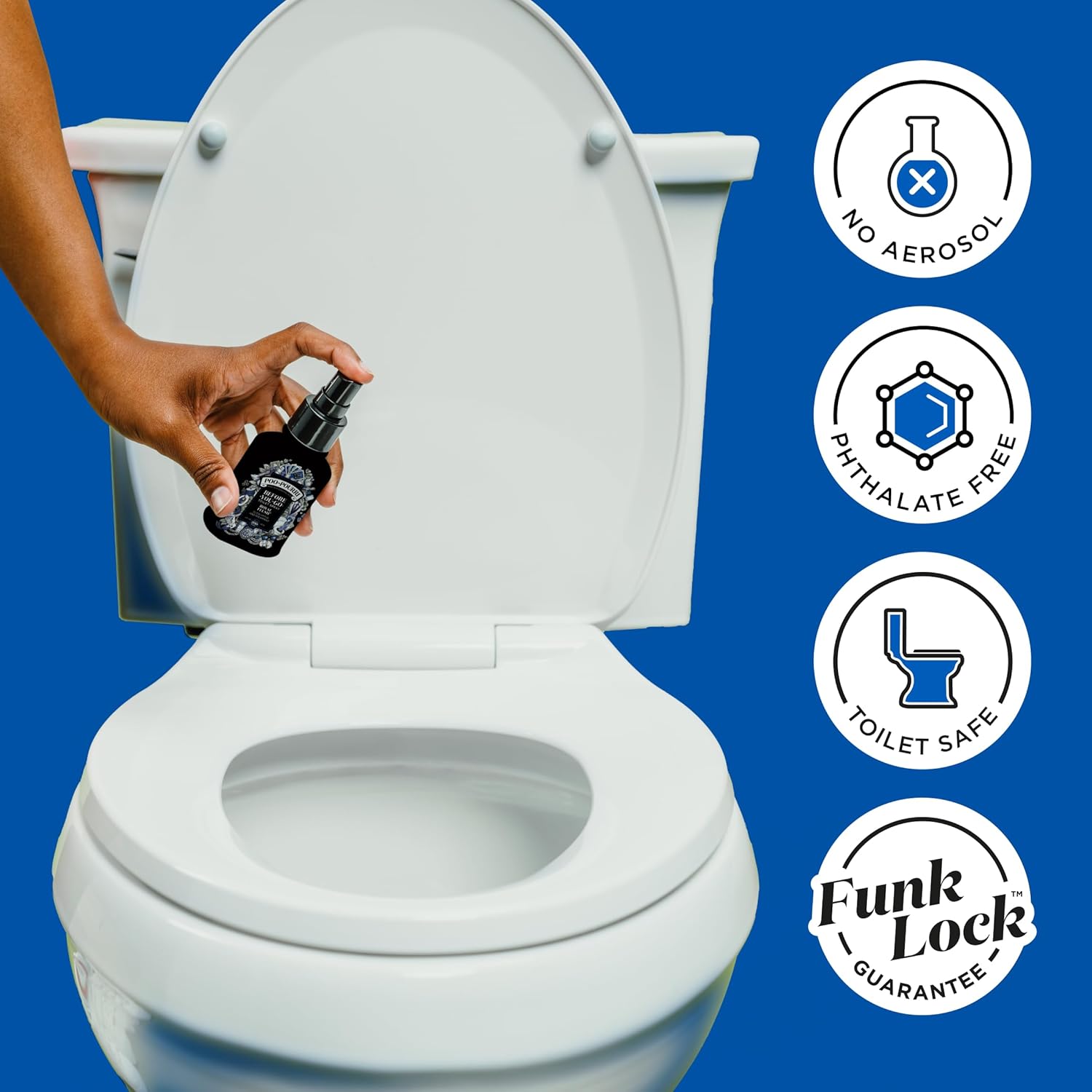 Poo-Pourri Before-You-Go Toilet Spray - Royal Flush Travel Size 10 mL | Eucalyptus & Spearmint Scent