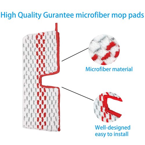6 Pack Replace Mop Pads for Promist Max Microfiber Spray Mop Refill, Washable Reusable Replace Spray Mop Pad Head