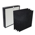 PUREBURG Replacement Filter Compatible with Alen A350 and A375 Air Purifiers, Part No. BF25A (Also Compatible BF15A),H13 HEPA Activated Carbon Air Clean Dust VOCs Odor,1+4 Pre-Filters
