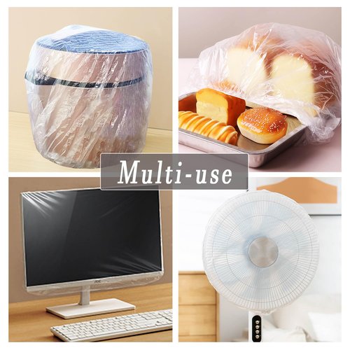 STAYWILD 60 PCS Clear Small Appliance Dust Covers,Disposable Kitchen Appliance Covers for Instant Pot,Mixer,Meat Slicer,Air Fryer,Toaster Oven,Food Processor,Blender,Slow Cooker,Coffee & Bread Maker