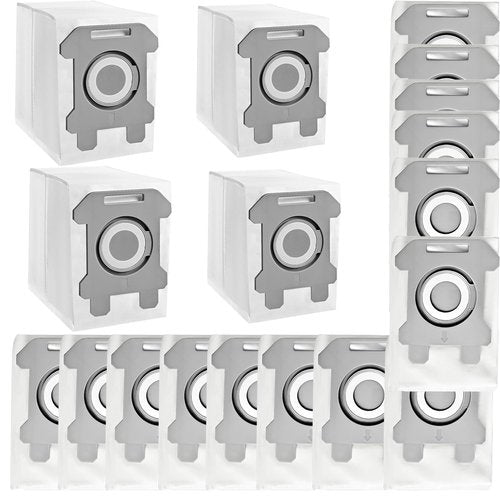 12 Pack Dust Bin Bags Compatible for Robotic Vacuum Cleaner i3, i3+, i7, i7+, i8, i8+, i4, i4+, i1, i1+, i6, i6+, j7, j7+, s9, s9 Plus, i & s j Series Automatic Dirt Disposal Trash Bags