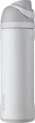 Owala FreeSip Insulated Stainless Steel Water Bottle - BPA-Free, 24 Oz, Perfect for Travel | Shy Marshmallow