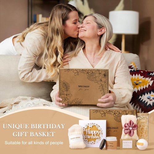 Gifts for Her, Birthday Gifts for Women, Happy Birthday Gift Set for Sister, Unique Birthday Gift for Mom, Funny Gift Ideas, gift Box for Wife Best Friends Daughter Coworkers Aunt Teacher