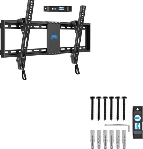 Mounting Dream TV Mount - UL Listed Tilt Design for 37-75 Inch TVs | Includes Lag Bolt Kit & Level