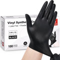 Schneider Vinyl Synthetic Exam Gloves - 4 Mil Latex-Free Disposable Gloves for Medical & Food Prep