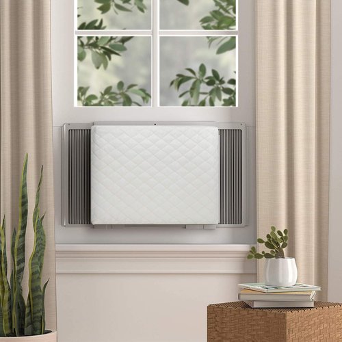 Foozet Indoor Air Conditioner Cover Double Insulation, XS Beige