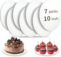Bake Choice 10-Inch Round Cake Boards - 7 Pack Food-Grade, Waterproof & Oil-Proof Corrugated Bases