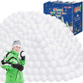 Homiar Fake Snow Balls - 400 Pack Plush Indoor & Outdoor Winter Game Toy | Realistic Soft Snowballs