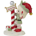 Precious Moments 231013 Greetings from The North Pole Annual Elf Bisque Porcelain Figurine