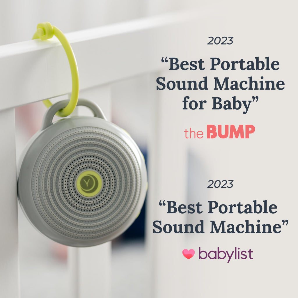 Yogasleep Hushh & Crush Resistant Travel Case, (2 Piece Set) Portable White Noise Sound Machine for Baby, 3 Soothing Natural Sounds, Noise Canceling for Sleep Aid, Office Privacy, & Meditation