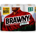 Brawny Paper Towels - 6 Large Rolls with Full Sheets | Equivalent to 8 Regular Rolls