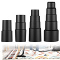4Pcs Vacuum Hose Adapters, Universal Hose Adapters 1-3/8 inch to 1-1/4 inch Vacuum Connector Attachment, 1-1/2" to 1-3/8" to 1-1/4", 1" to 1-1/8" to 1-3/8" to 1-5/8"