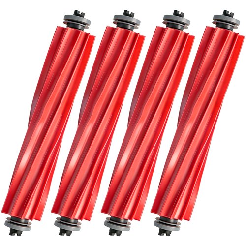 Roller Brush Replacement for Roborock Q7,Q7+,Q7 Max,Q7 Max+,S7 Series,QV 35A/35S, Q Revo,Qrevo S/MaxV/Pro/Plus Robotic Vacuum,Accessories inclue 4 Rubber Main Roller Brush