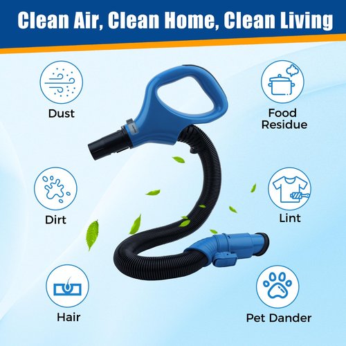 Scienraise ZU560 Vacuum Hose Handle Replacement for Shark Navigator Rotator Lift-Away Upright Vacuum Models ZU560 Blue ZU561 ZU562 UV725 Gray CU520 UV650 ZU560C ZU561QBL Vacuum Replacement Parts