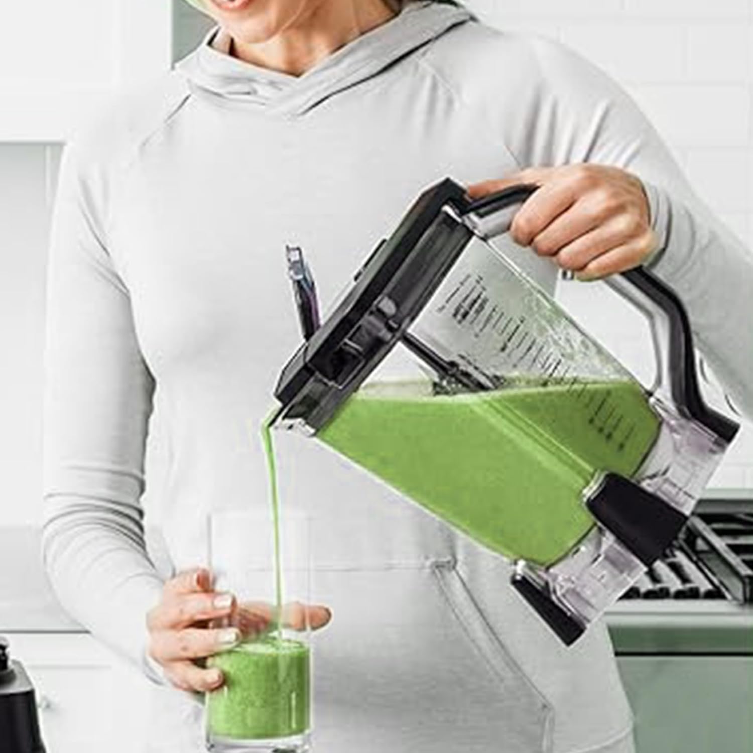 Ninja Blender Replacement Pitcher - 72 oz XL Compatible with BL610 | New Model Top Lid Included