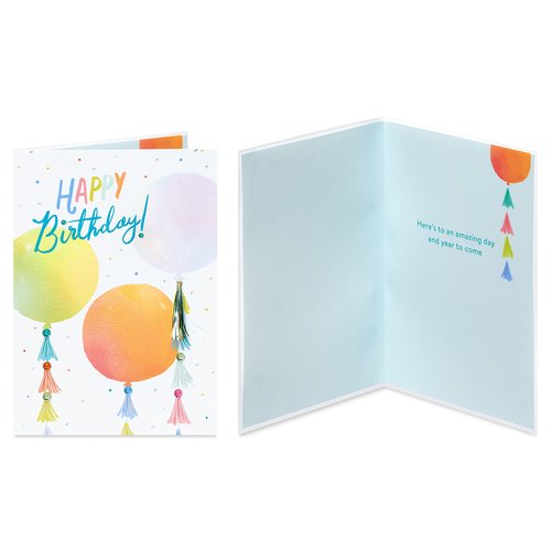 Papyrus Deluxe Boxed Birthday Card Assortment, Bright Birthday (4-Count)
