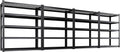 Heavy Duty Metal Shelving Unit by Set of 4 | Adjustable 5-Tier Storage Rack - 3000 lbs Capacity, 78"x46"x20"