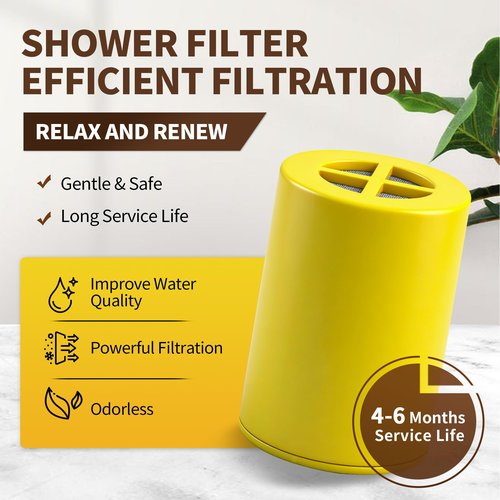 3-Pack Shower Filter Replacement Compatible With Afina Filtered Showerhead & Shower Filter,for Hard Water Remove Chlorine And Other Impurities