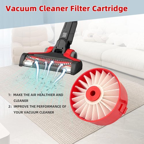 4 Pack N858184 HEPA Filters Replacement Compatible with Craftsman V20 Cordless Stick Vacuum CMCVS001D1, Vacuum Filter Fits for Black Decker BSVF1 BSV2020 BSV2020G BSV2020P Vacuum Cleaner