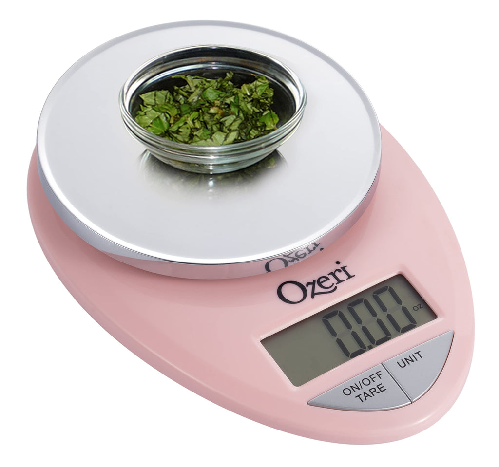 Ozeri Pro Digital Kitchen Food Scale, 0.05 oz to 12 lbs (1 gram to 5.4 kg)