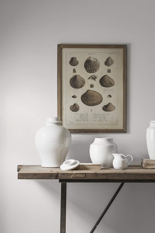 Creative Co-Op Small Round White Terracotta Cachepot