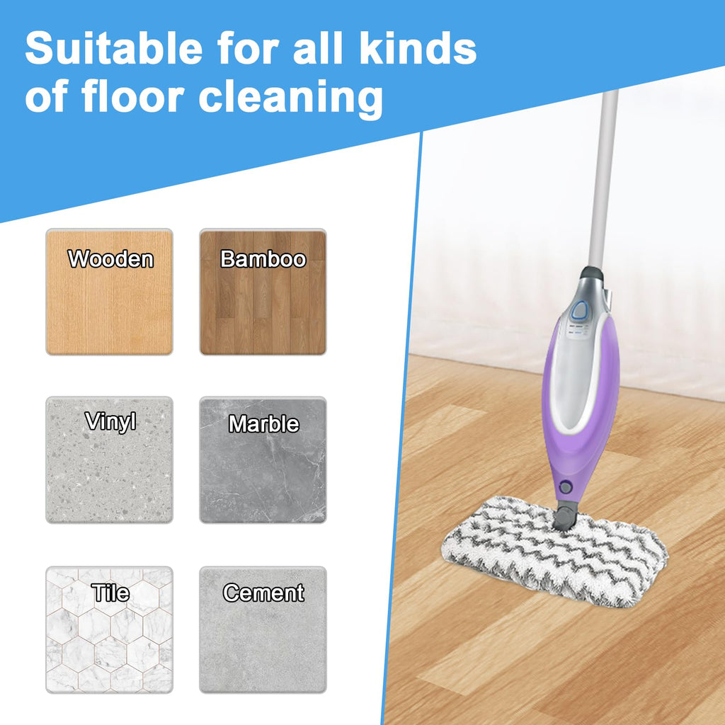 Steam Mop Replacement Pads for Shark S3500 Series S3501 S3601 S3501S S3601C S3550 S3801 S3901 S2901 Steam Pocket Mop,Microfiber Scrub Mop Pads for Deep Cleaning,Reusable and Machine-washable,3 Pack