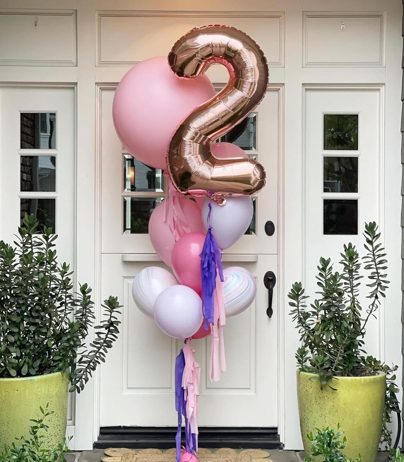 Rose Gold Number 12 Balloon - 40 Inch 12th Birthday Decoration for Girls & Boys