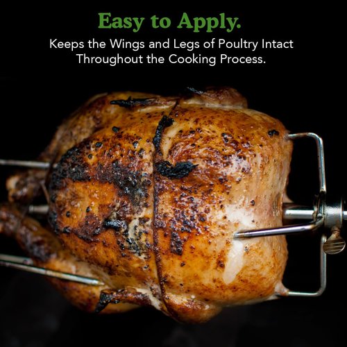 Regency Wraps Trussing Bands, 7" Cotton Elastic Poultry Loops, Pack of 50, Oven and Food Safe for Making Rotisserie Chicken, Roasting Turkey, Forming Roasts