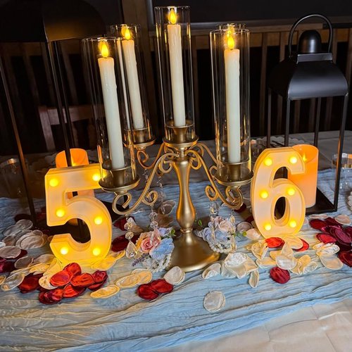H:7.88 inches Light Up Numbers 14 Sign for Wedding Anniversary, Happy 14th Birthday Party Decorations for Girls, 14 Year Old Birthday Centerpieces Table Decorations for Boys