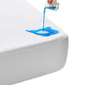 LAVANCE Waterproof Mattress Protector Queen Size, Premium Cotton Terry, Soft Noiseless Washable Bed Mattress Cover with 6"-21" Deep Pocket, 60" x 80"