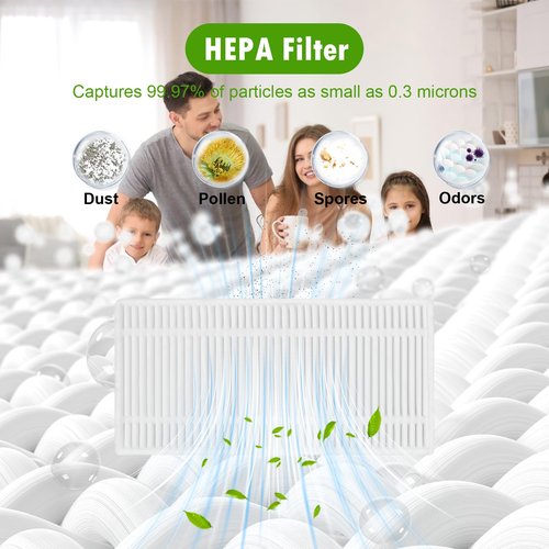 26 Pack Replacement Accessories Compatible with eufy Vacuum Omni C20, 2 Mainbrush 4 Filter 6 Dust Bags 6 Mop Pads 6 Sidebrush 1 Cleaning Brush 1 Screwdriver