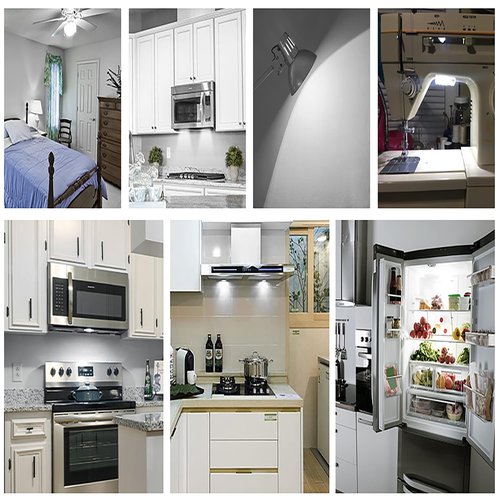 SSQY LED Microwave Light Bulbs,Under Hood Whirlpool Microwave Bulb,Dimmable 3W 40W Equivalent 400LM,120V, E17 Intermediate Base Appliance Light Bulb Over Stove, Daylight White 6000k 2 Pack