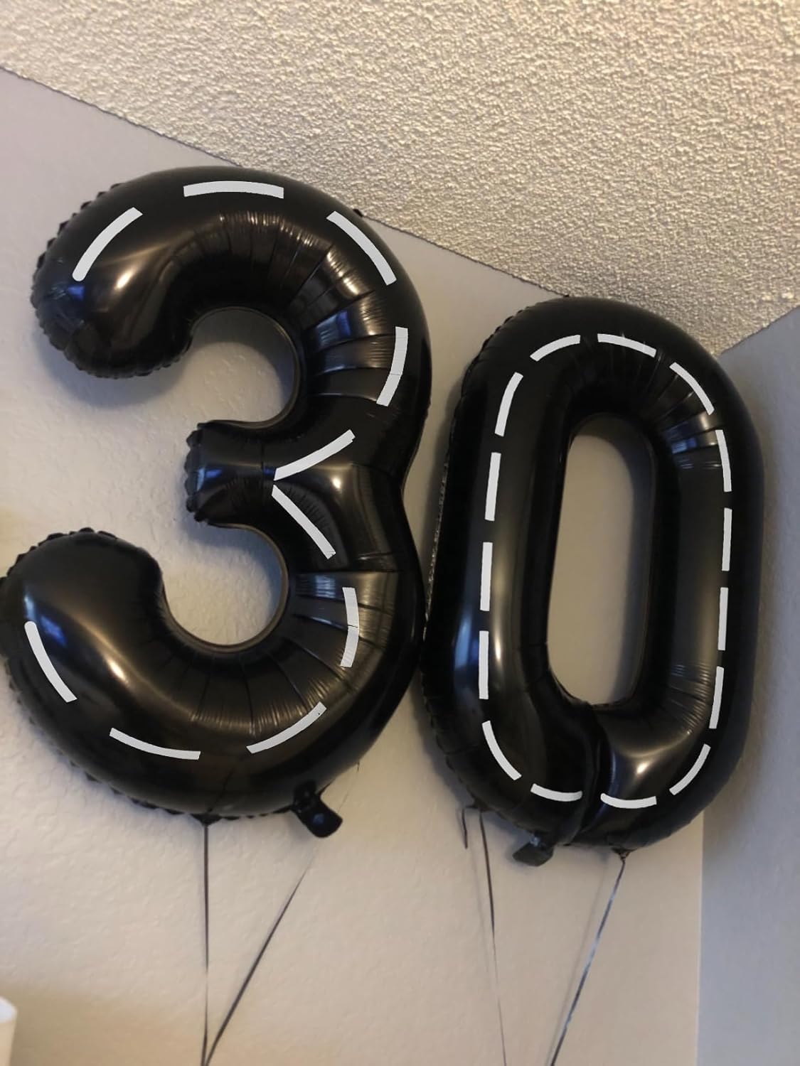 40 Inch Large Number Balloons by [Brand Name] - Black 4 Balloon for Birthdays & Graduations