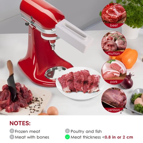 Meat Tenderizer Attachments for KitchenAid Stand Mixers, Accessories and Attachhments for Kitchen Aid with Sturdy Stainless Steel Gears Accessories
