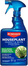 BioAdvanced Houseplant Insect & Mite Control - 24 oz Ready-to-Use Spray for Fungal Disease & Fungus Gnats