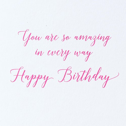 Papyrus Birthday Card for Daughter (You Are So Amazing)