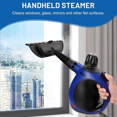 KLONA Steam Cleaner, Multi-Purpose Handheld with 10 Accessories for Removing Steam Cleaner for All Dirt, Upholstery Furniture, Sofa, Tiles, Floor,Car, Window, Bathroom,Upholstery