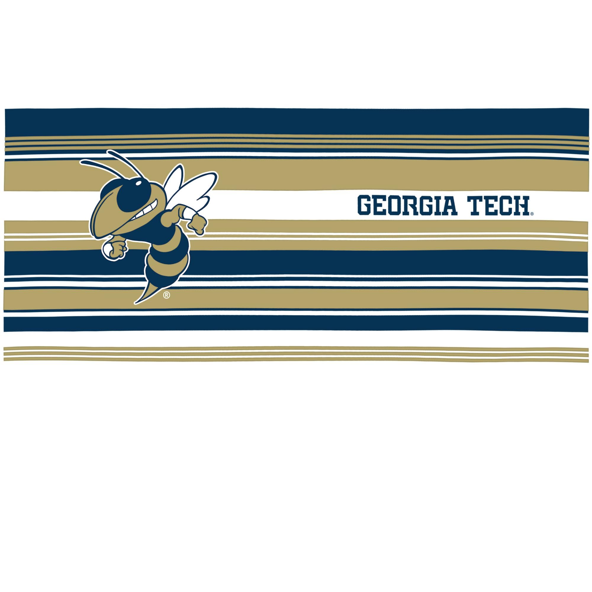 Tervis Georgia Tech Yellow Jackets - Assorted Made in USA Double Walled Insulated Tumbler Travel Cup Keeps Drinks Cold & Hot, 16oz 4pk, Classic