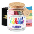 You are Awesome Jar-Motivational Positive Affirmation Cards,Self Care Thoughtful Encouragement Inspirational Gifts for Women Men Teen Girls Daughter Son Friends Coworker,Thank You Appreciation Gifts