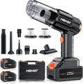 MBNGF Portable Cordless Car Vacuum - 35000PA High Power Suction & Blower | Midnight Black Handheld Cleaner