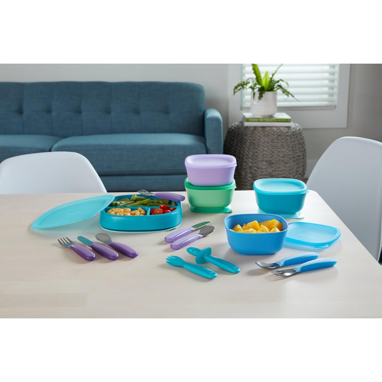 NUK Kiddy Cutlery Forks - Durable Stainless Steel, BPA & Latex-Free | 18+ Months, Set of 3