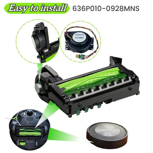IXGPUTS Upgrade Vacuum Cleaner Engine Ventilation Motor Fan Compatible with iRobot Roomba i1 i2 i3 i4 i5 i6 i7 i8 i9 J8 J9 Sweeper Fan Module, Smart Sweeper Fan Vacuum Motor Replacement Accessories