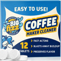THE BIG FIZZ Coffee Maker Descaler - Easy to Use Coffee Machine Tablets Compatible with All Major Brands - Fast Acting Descaling Tablets Preserves Brew Flavor & Machine Longevity (12 Count)
