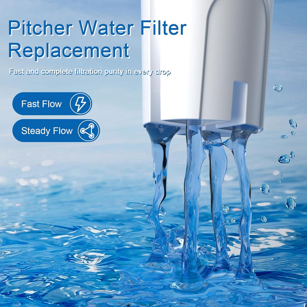 Brita Water Filter Replacement - Reduces Chlorine & Bad Taste | Lasts 2 Months | 3 Filters Included
