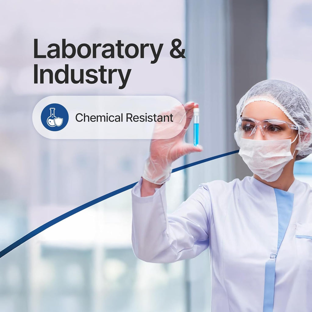 Schneider Clear Vinyl Exam Gloves - Latex-Free Disposable Medical Gloves | Food Safe, Powder-Free, 4 Mil