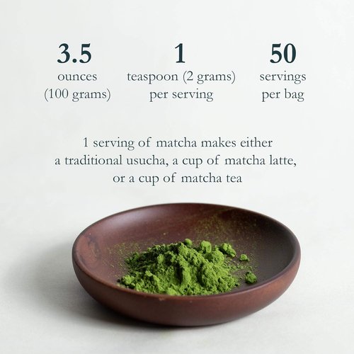 Naoki Matcha Green Tea Powder - Authentic Japanese First Harvest Yame Blend (100g / 3.5oz)