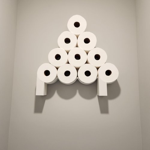 The Original Poop Toilet Paper Holder - Functional and Fun! Bathroom Wall Decor & Toilet Paper Shelf Storage Rack - Shorty P