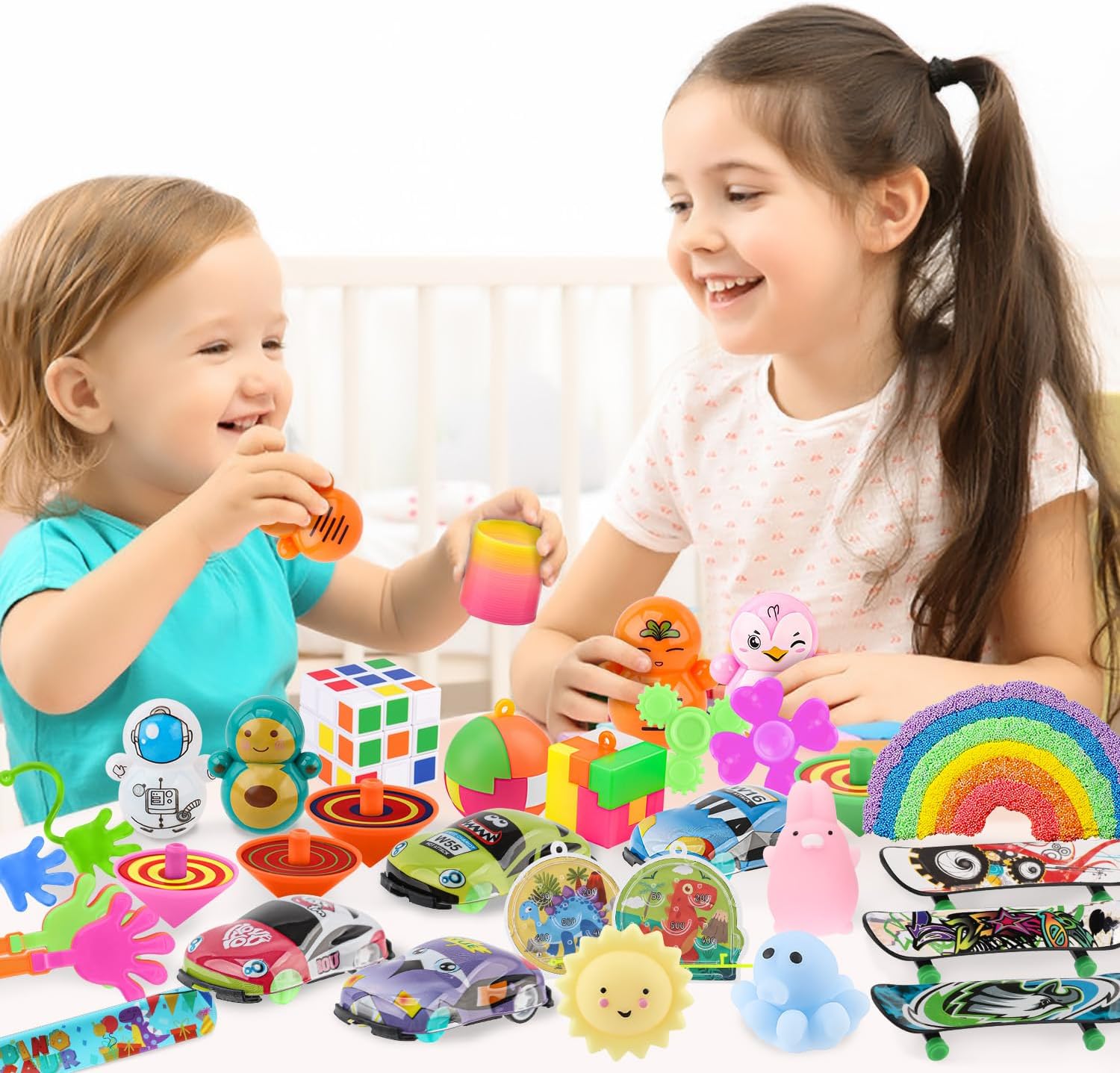 Soi-Meme 60 Pcs Carnival Treasure Box Toys - Mini Bulk Gifts & Classroom Prizes for Kids