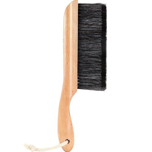 BFWood Horse Hair Hand Broom, Woodworking Bench Cleaning Brush, Fireplace Dust Brush, Hand Broom for Shop, Furniture, Carpet, Car Wash, Sweeping, Workspace, Exhibition-Hall, Upholstery