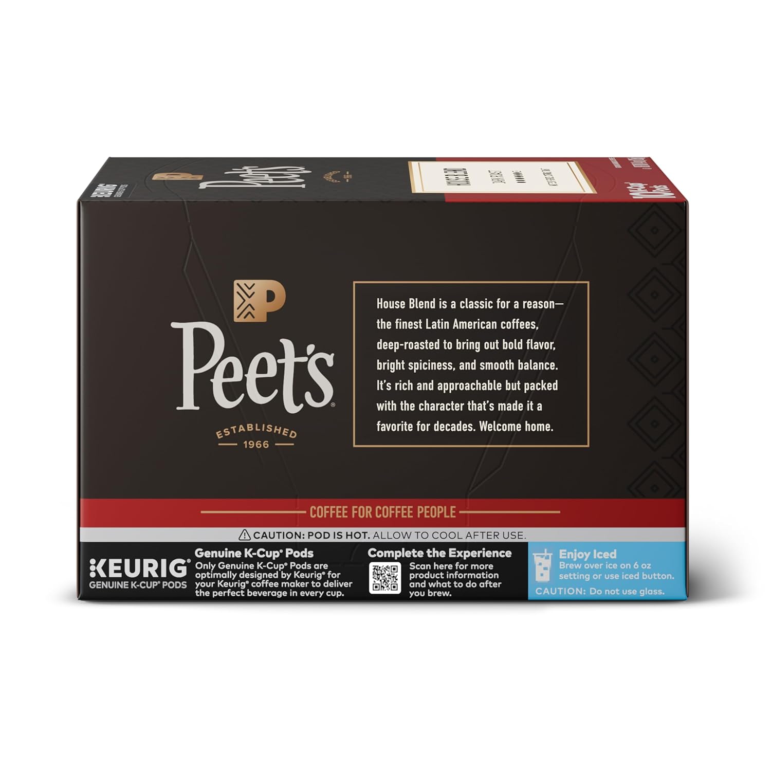 Peet's Coffee K-Cup Pods Dark Roast Variety Pack - 100% Arabica Coffee, 40 Count (4 Boxes)